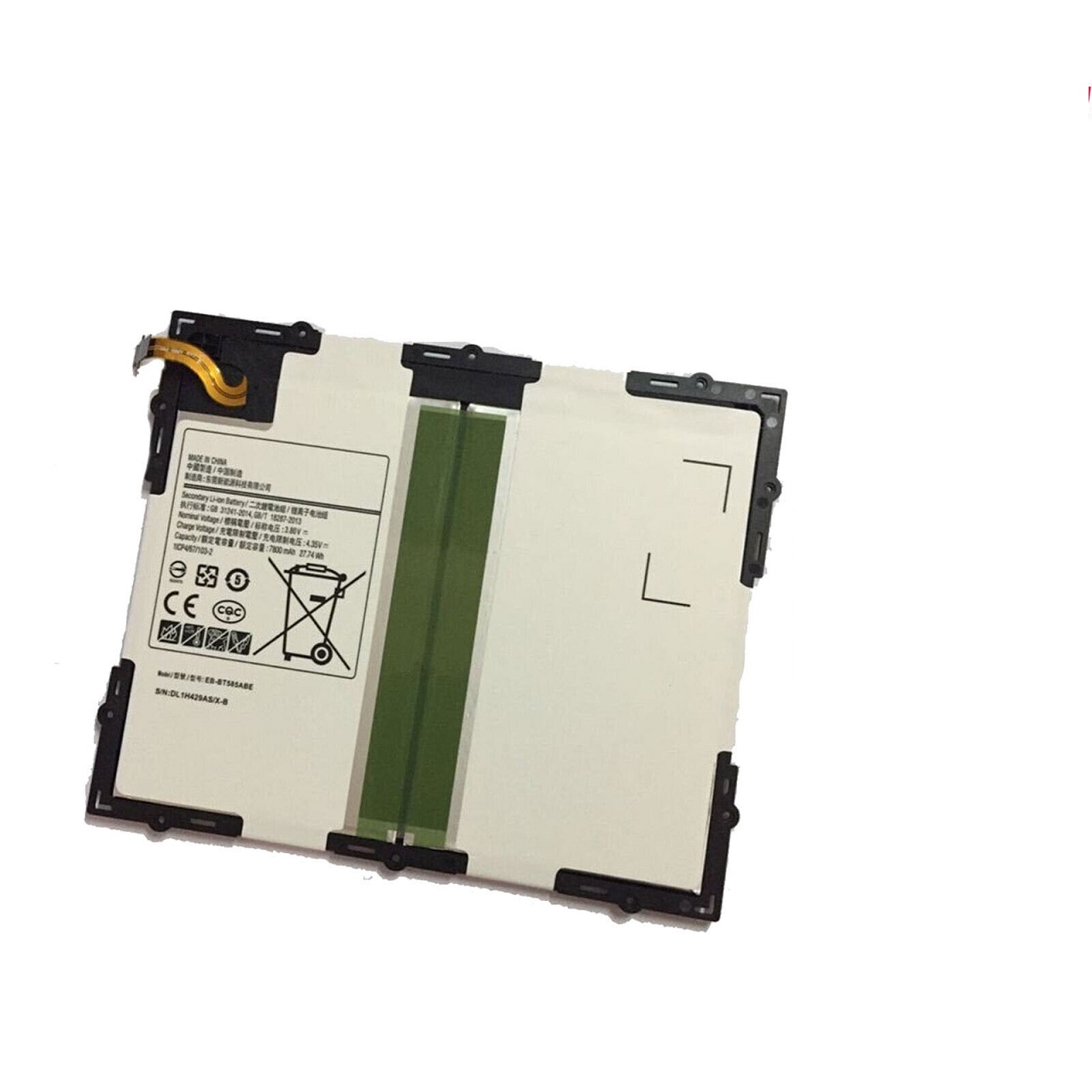 Samsung Galaxy Tab A 10.1-Inch 2016 T580 T585 T587 P580 P585 compatible battery