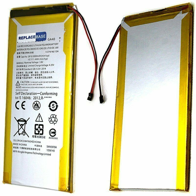 MOTOROLA MOTO G4 G4 PLUS XT1622 XT1642 XT1643 XT1644 GA40 compatible Battery - Click Image to Close