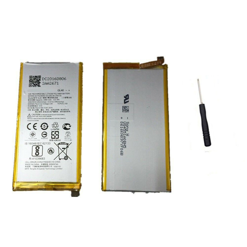 GA40 Motorola Moto G4 XT1621 XT1622 XT1625 SNN5970A 1ICP4/46/104 compatible Battery - Click Image to Close