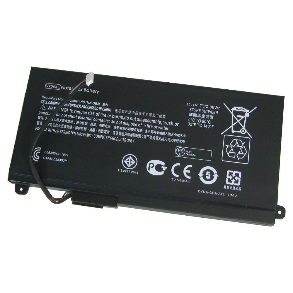 HP Envy 17-3000 Series VT06XL HSTNN-DB3F,HSTNN-IB3F,TPN-1103 compatible battery - Click Image to Close