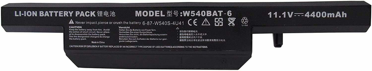 W540BAT-6 Clevo W540 W550 W55EU W540EU 6-87-W540S-427 compatible battery