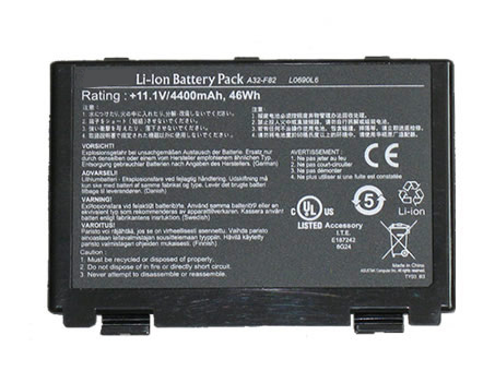 Asus PRO79 PRO88 PRO8B PRO8D K40 K50 K51 K61 K70 Series A32-F82 A32-F52 compatible battery